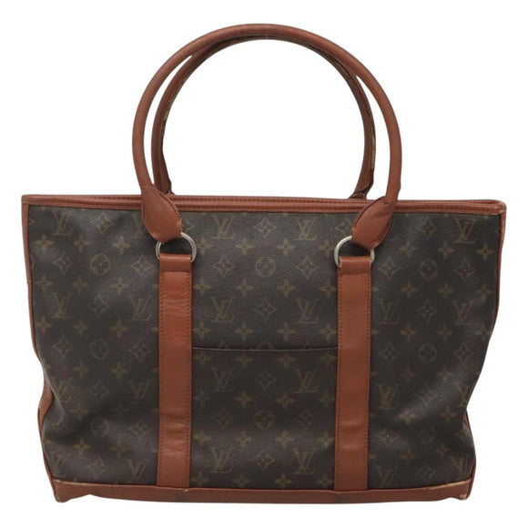 LOUIS VUITTON Monogram Sac Weekend PM Hand Bag M42425 LV Auth th5876