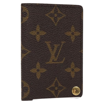 LOUIS VUITTON Monogram Porto Cartes Crdit Pression Card Case M60937 Auth th5884