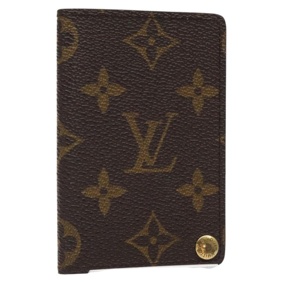 LOUIS VUITTON Monogram Porto Cartes Crdit Pression Card Case M60937 Auth th5884