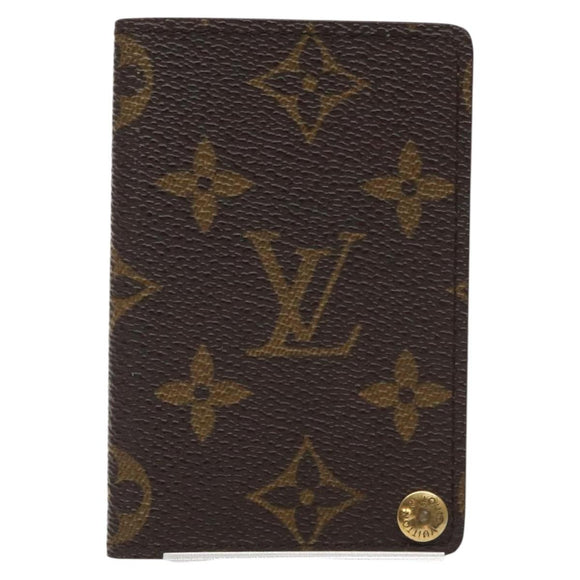 LOUIS VUITTON Monogram Porto Cartes Crdit Pression Card Case M60937 Auth th5884