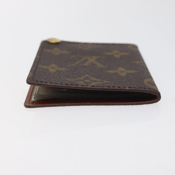 LOUIS VUITTON Monogram Porto Cartes Crdit Pression Card Case M60937 Auth th5884