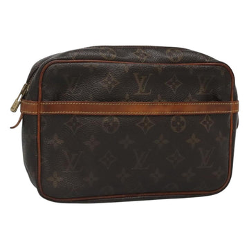 LOUIS VUITTON Monogram Compiegne 23 Clutch Bag M51847 LV Auth th5886