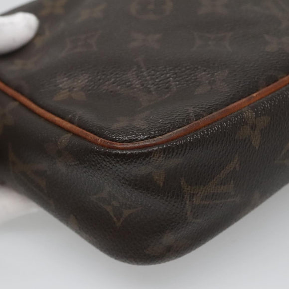 LOUIS VUITTON Monogram Compiegne 23 Clutch Bag M51847 LV Auth th5886