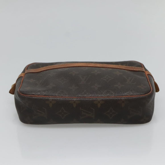 LOUIS VUITTON Monogram Compiegne 23 Clutch Bag M51847 LV Auth th5886