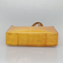 LOUIS VUITTON Monogram Vernis Columbus Tote Bag Lime Yellow M91047 Auth th5893-5