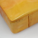 LOUIS VUITTON Monogram Vernis Columbus Tote Bag Lime Yellow M91047 Auth th5893-15