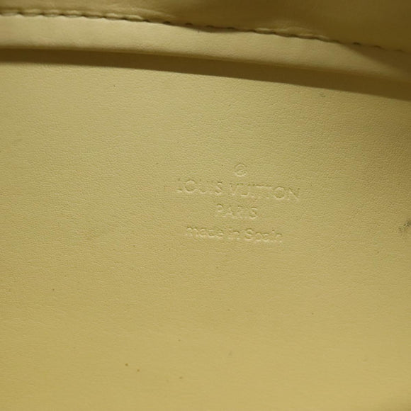 LOUIS VUITTON Monogram Vernis Columbus Tote Bag Lime Yellow M91047 Auth th5893