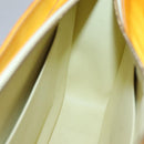 LOUIS VUITTON Monogram Vernis Columbus Tote Bag Lime Yellow M91047 Auth th5893-19