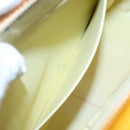 LOUIS VUITTON Monogram Vernis Columbus Tote Bag Lime Yellow M91047 Auth th5893-22