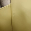 LOUIS VUITTON Monogram Vernis Columbus Tote Bag Lime Yellow M91047 Auth th5893-12