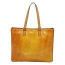 LOUIS VUITTON Monogram Vernis Columbus Tote Bag Lime Yellow M91047 Auth th5893-2