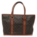 LOUIS VUITTON Monogram Sac Weekend PM Hand Bag M42425 LV Auth th5894-13