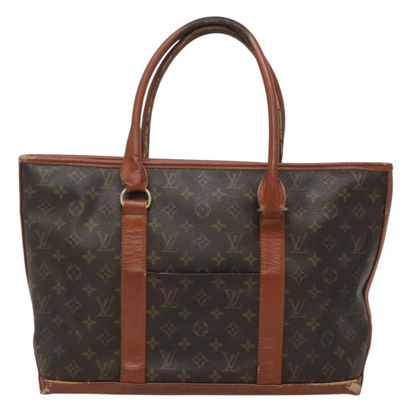 LOUIS VUITTON Monogram Sac Weekend PM Hand Bag M42425 LV Auth th5894