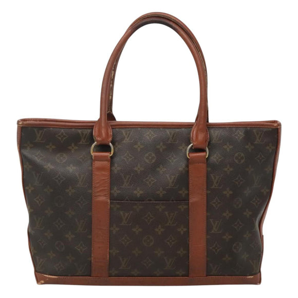 LOUIS VUITTON Monogram Sac Weekend PM Hand Bag M42425 LV Auth th5894