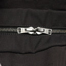 HERMES Her Line MM Hand Bag Canvas Gray Silver Auth th5896-10