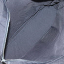 HERMES Her Line MM Hand Bag Canvas Gray Silver Auth th5896-11