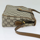 GUCCI GG Plus Supreme Shoulder Bag PVC Leather Beige Gold Auth th5900-4