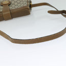 GUCCI GG Plus Supreme Shoulder Bag PVC Leather Beige Gold Auth th5900-7