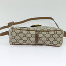 GUCCI GG Plus Supreme Shoulder Bag PVC Leather Beige Gold Auth th5900-5