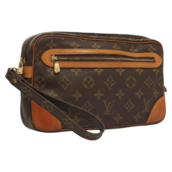 LOUIS VUITTON Monogram Marly Dragonne GM Clutch Bag M51825 LV Auth th5901