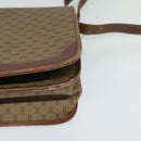 GUCCI Micro GG Supreme Web Sherry Line Bag PVC Beige Gold Auth th5905-14