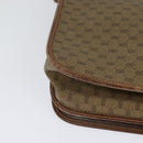 GUCCI Micro GG Supreme Web Sherry Line Bag PVC Beige Gold Auth th5905-15