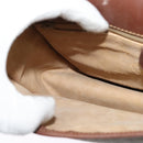 GUCCI Micro GG Supreme Web Sherry Line Bag PVC Beige Gold Auth th5905-20