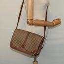 GUCCI Micro GG Supreme Web Sherry Line Bag PVC Beige Gold Auth th5905-21