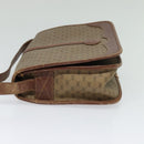 GUCCI Micro GG Supreme Web Sherry Line Bag PVC Beige Gold Auth th5905-3