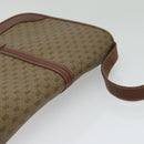 GUCCI Micro GG Supreme Web Sherry Line Bag PVC Beige Gold Auth th5905-6