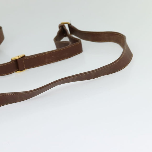 GUCCI Micro GG Supreme Web Sherry Line Bag PVC Beige Gold Auth th5905