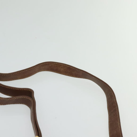 GUCCI Micro GG Supreme Web Sherry Line Bag PVC Beige Gold Auth th5905