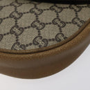 GUCCI GG Plus Supreme Shoulder Bag PVC Leather Beige Gold Auth th5906-9