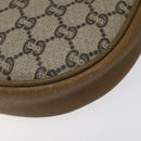 GUCCI GG Plus Supreme Shoulder Bag PVC Leather Beige Gold Auth th5906-15