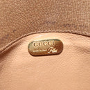 GUCCI GG Plus Supreme Shoulder Bag PVC Leather Beige Gold Auth th5906-18