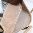 GUCCI GG Plus Supreme Shoulder Bag PVC Leather Beige Gold Auth th5907-20