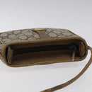 GUCCI GG Plus Supreme Shoulder Bag PVC Leather Beige Gold Auth th5907-6