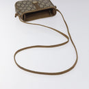 GUCCI GG Plus Supreme Shoulder Bag PVC Leather Beige Gold Auth th5907-7