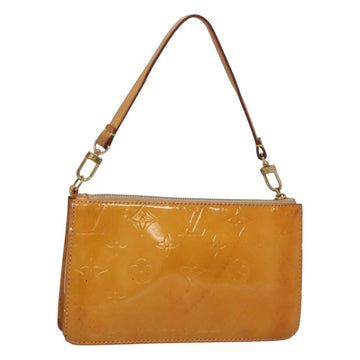 LOUIS VUITTON Vernis Lexington Accessory Pouch Beige M91010 LV Auth th5908