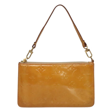 LOUIS VUITTON Vernis Lexington Accessory Pouch Beige M91010 LV Auth th5908 - 0