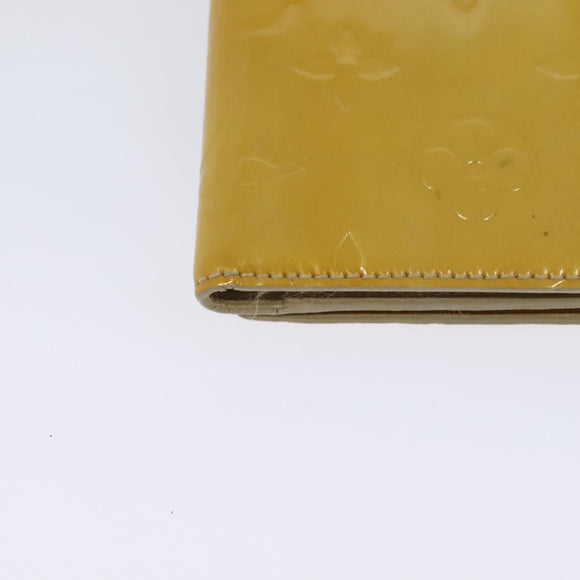 LOUIS VUITTON Monogram Vernis Walker Wallet Beige M91074 LV Auth th5910