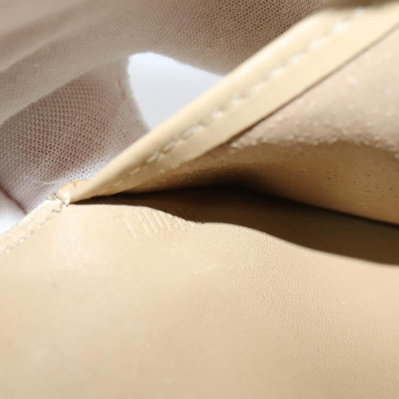 LOUIS VUITTON Monogram Vernis Walker Wallet Beige M91074 LV Auth th5910