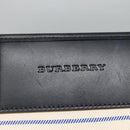 BURBERRY Hand Bag Canvas Beige Silver Auth th5915-14