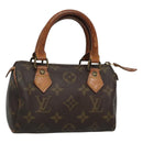 LOUIS VUITTON Monogram Mini Speedy Hand Bag M41534 LV Auth th5917-1
