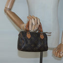 LOUIS VUITTON Monogram Mini Speedy Hand Bag M41534 LV Auth th5917-20