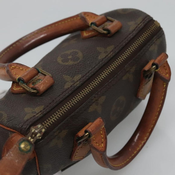 LOUIS VUITTON Monogram Mini Speedy Hand Bag M41534 LV Auth th5917