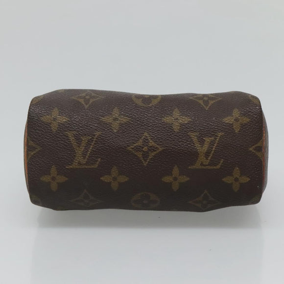 LOUIS VUITTON Monogram Mini Speedy Hand Bag M41534 LV Auth th5917