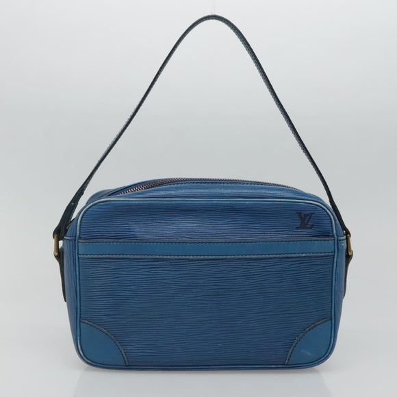 LOUIS VUITTON Monogram Mini Epi Shoulder Bag 2 Set Blue LV Auth th5921