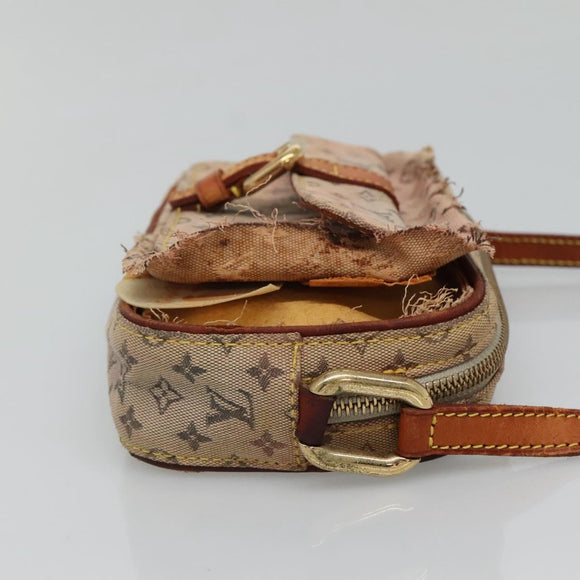 LOUIS VUITTON Monogram Mini Epi Shoulder Bag 2Set Blue LV Auth th5921