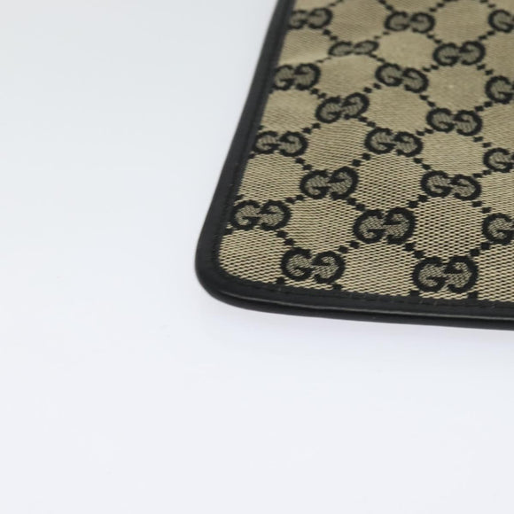 GUCCI GG Canvas Shoulder Bag Beige Gold 019 0348 Auth th5922